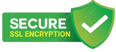 SSL encrypted secure online casino payments and data protection icon